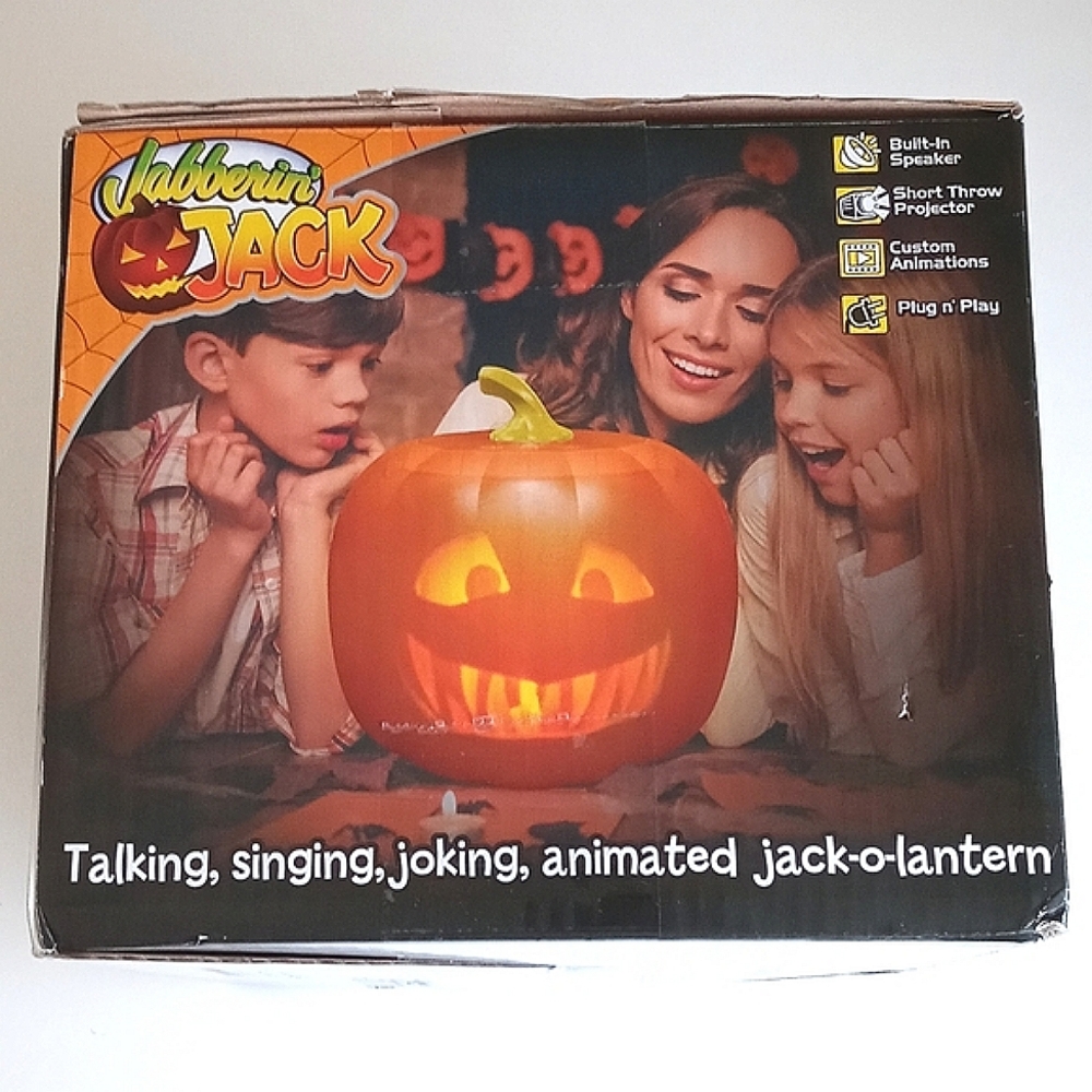 Animated 3D Jabberin Jack Pumpkin 🎃 *Turn Sound On in Video (Plug In) - Picture 10 of 14